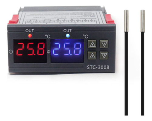 Controlador Electronico Temperatura Pieza Apretada Control V