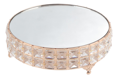 Soporte Para Tartas Con Espejo De Cristal Para Bandejas De P