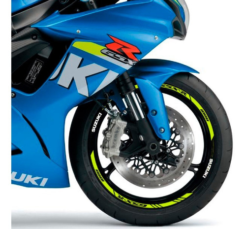 Stickers Cintas Reflejantes Rin Moto Suzuki Gsx-r 1000 Vinil