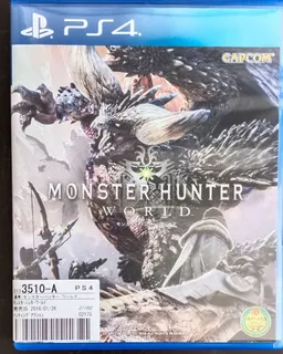 Monster Hunter World Ps4 Usado, Con Japones