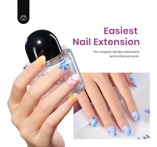 Kit De Extensão De Unhas Beetles Gel Nail Easy Com 240 Unida