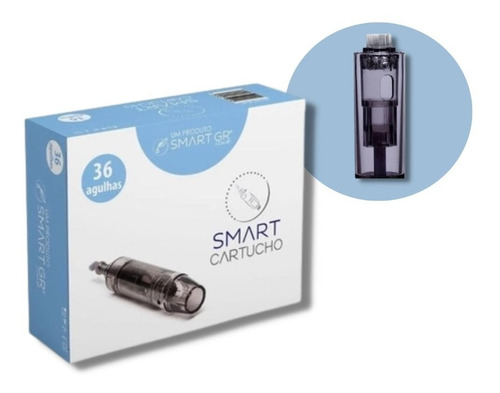 Cartucho Smart Derma Pen Preto Kit Com 10 Unidades Smart Gr