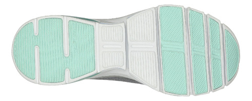 Tenis Skechers Mujer Glide-step Flex Air Gris - Azul