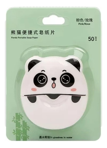 Jabón Portátil Panda En Escamas