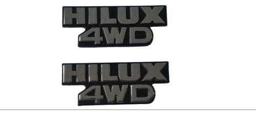 Emblema Hilux 4wd Toyota X2 Cinta 3m