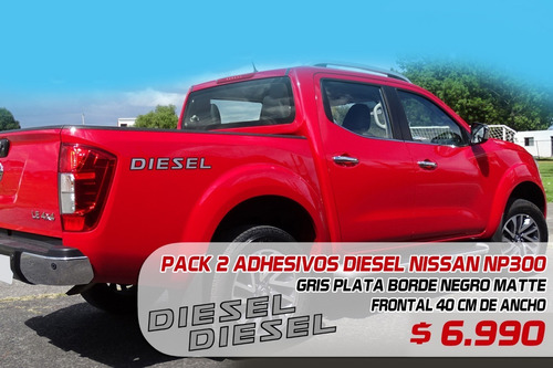 Imagen 1 de 1 de Nissan Np300, Navara Emblema Diesel Adhesivo Sticker