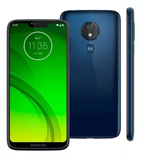 Motorola Moto G7 Power 32gb Azul- Tenho Minhas Marcas De Uso