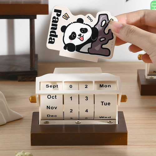 Calendario Rotatorio Para Escritorio, Calendario De Rosa