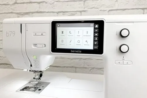 Máquina De Coser Y Bordar Bernette B79 Con Pantalla Táctil A
