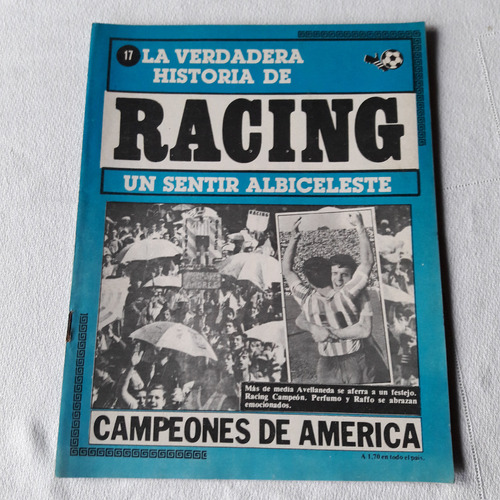 La Verdadera Historia De Racing Nº 17 - Poster Campeon 1967