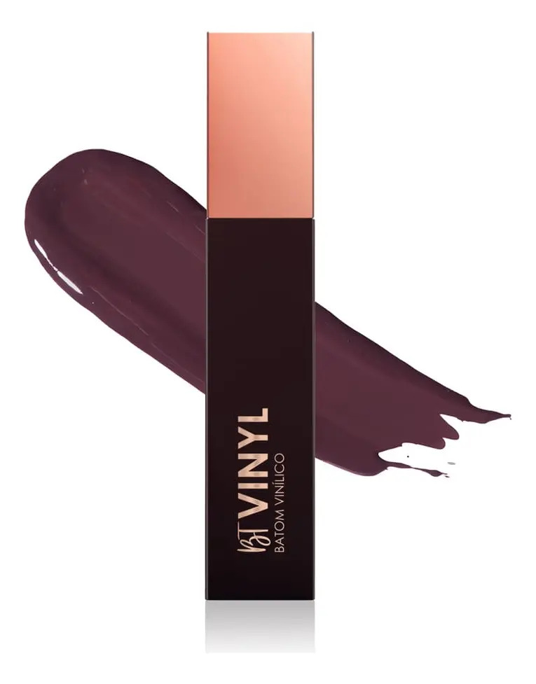 Bt Vinyl Batom Líquido Vinílico Bruna Tavares Brilho Vinil Cor Morgana - Roxo