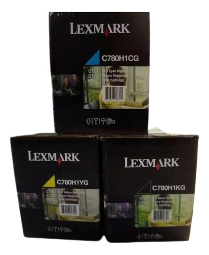 Kit De Lexmark C780h Amarillo,negro,cian,magenta Facturado