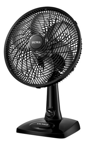 Ventilador de mesa Mondial V-30 turbo preto com 6 pás cor  prata de  plástico, 30 cm de diâmetro 127 V