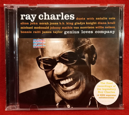 Ray Charles Cd Genius Loves Company, Emi 2004. 