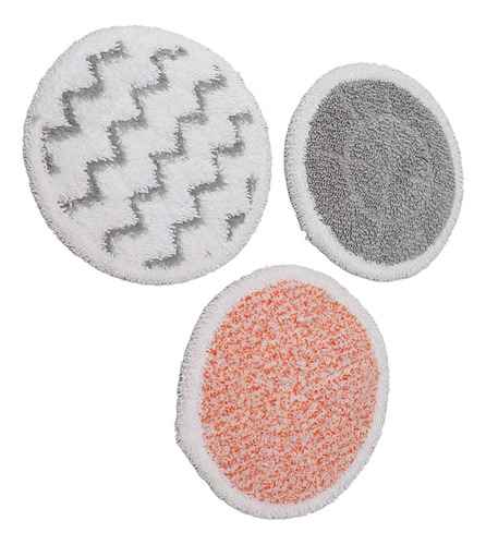 Mop Scrub Pads, 6 Peças De Limpador A Vapor De Reposição Par