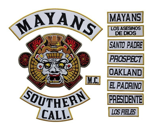 Parche Bordado Mayans Southern Cali Mc, Oakland, Todos