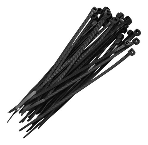 Kit Com 50 Abraçadeira De Nylon 7,2 Mm X 300 Mm Reforçada