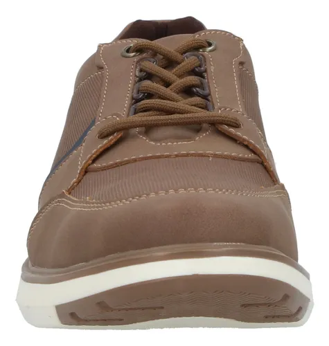 Zapato Casual Caballero Caf Suela Blanca