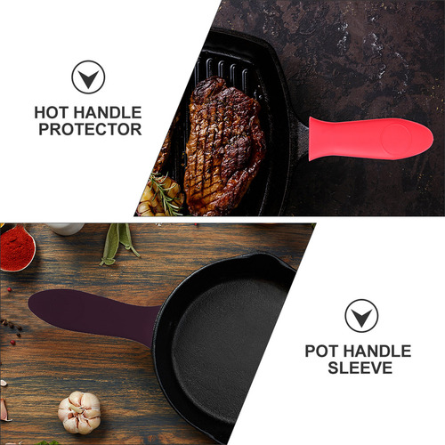 Funda De Silicona Con Mango Caliente, 5 Unidades, Funda Anti