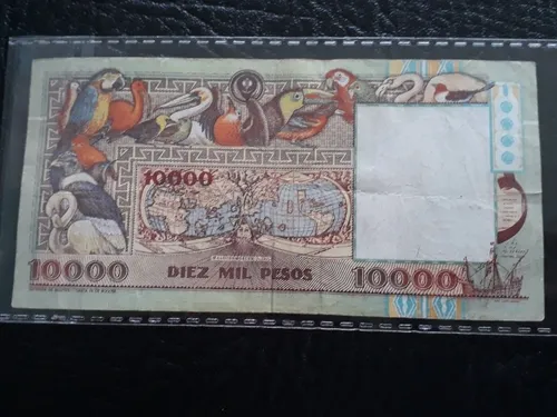 Billete De 10000 Pesos De Colombia Año 1993 (Usado)