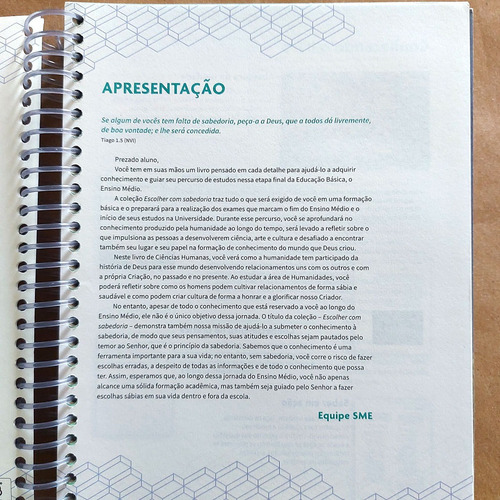 Livro Ciências Humanas E Sociais Aplicadas Primeira Série Formação Geral Básica Livro 1 Ensino Médio Geografia História 3a Ed. 2023 Mackenzie (Usado)