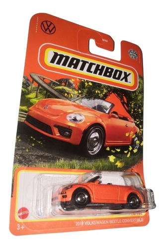 Matchbox 2019 Volkswagen Beetle Convertible Naranja #14/102