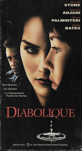 Diabolique Sharon Stone Isabelle Adjani Kathy Bates Vhs