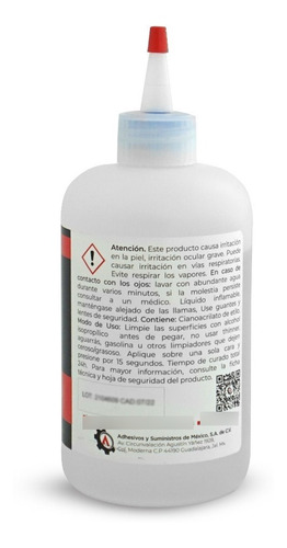 Imagen 2 de 2 de Adinox® C1500, Adhesivo Instantáneo De Alta Viscosidad