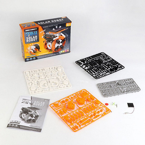Robot Solar de Juguete Kit de Robots Briko Educativo 7 en 1 Robot para Niños Naranja Hong Jie Toys 0047 Hong Jie Toys
