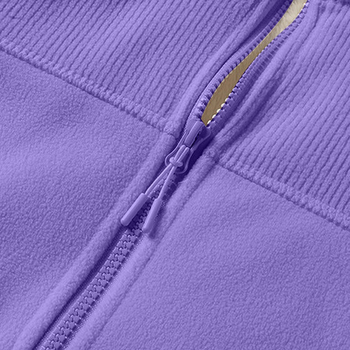 Jaqueta Masculina Com Zíper De Cor Sólida, Manga Comprida, R