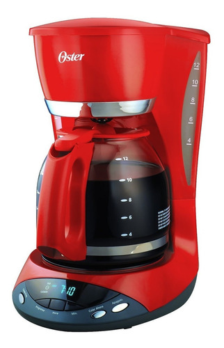 Cafetera Oster BVSTDCDWX20 automática roja de goteo 110V