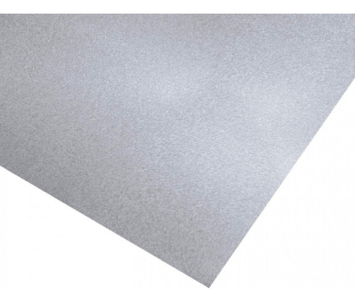 Plancha Zinc Lisa Galvanizada. 0.35x1000x2000