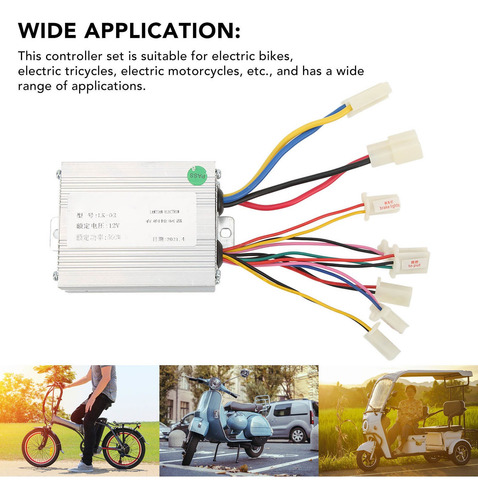 Imagen 8 de 10 de Controlador De Cepillo Eléctrico Para Motocicleta De 12 V Y