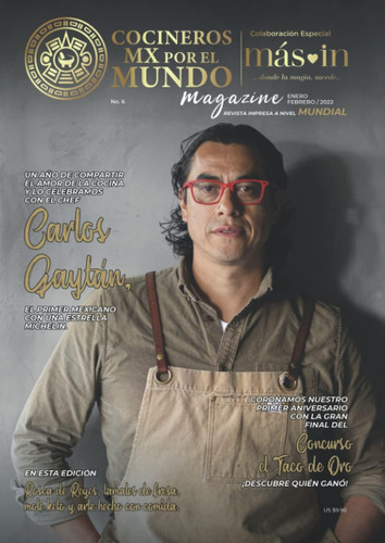 Libro: Revista Cocineros Mx Por El Mundo: Enero-febrero 2022