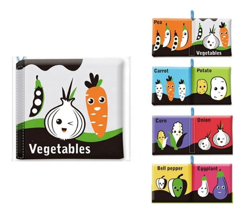 Pack 2 Libro Sensorial Interactivo Alto Contraste Diseño F