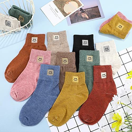 10 Pares De Calcetines Tobilleros Elásticos De Algodón
