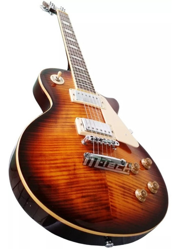 Guitarra Eléctrica Sx Ef3d-ds Flameada Les Paul 