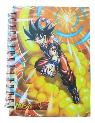 Libreta Agenda Goku Dragon Ball Anime Papelería