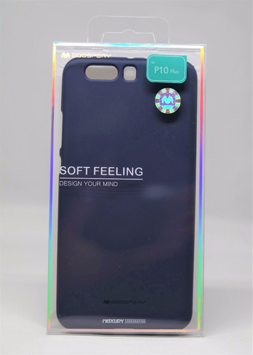 Imagen 1 de 3 de Funda Huawei P10 Plus Mercury Goospery Soft Feeling Navy