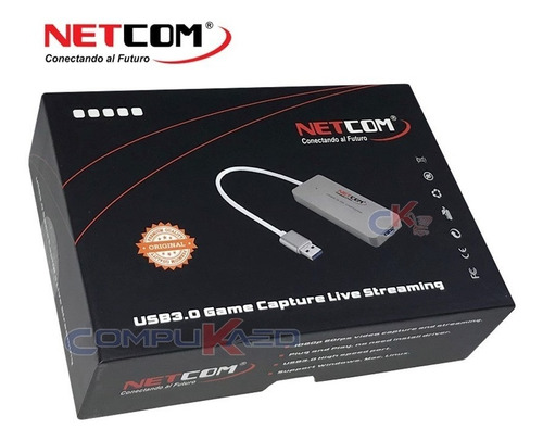 Capturadora Usb 3.0 De Video Ezcap Hdmi Netcom Obs Streaming
