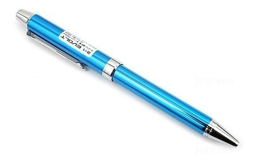 Caneta Lapiseira Pilot Evolt Slim 3 Em 1 Azul Claro Japan