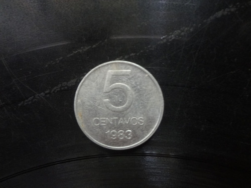 Moneda Argentina 5 Centavos 1983 Aluminio