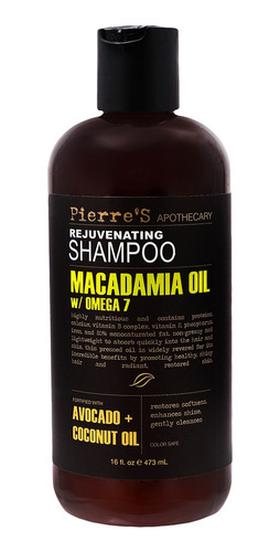 Pierre S Apothecary Macadamia Shampoo Rejuvenecedor 473 Ml