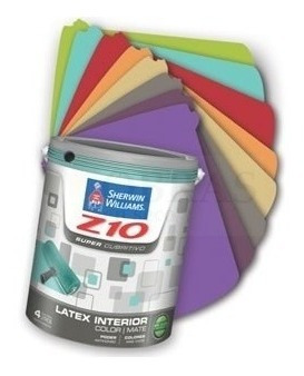 Pintura Z10 Color Tiffany X 1lt - Latex Int Mate - Sherwin