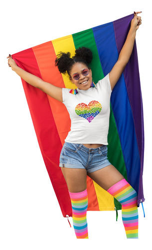 Playera Personalizada Pride Lgbt Orgullo Gay Corazon 2