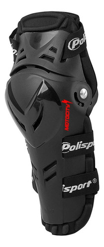 Rodillera Motocross Enduro Polisport Devil Negro Shin Guard Talla Único