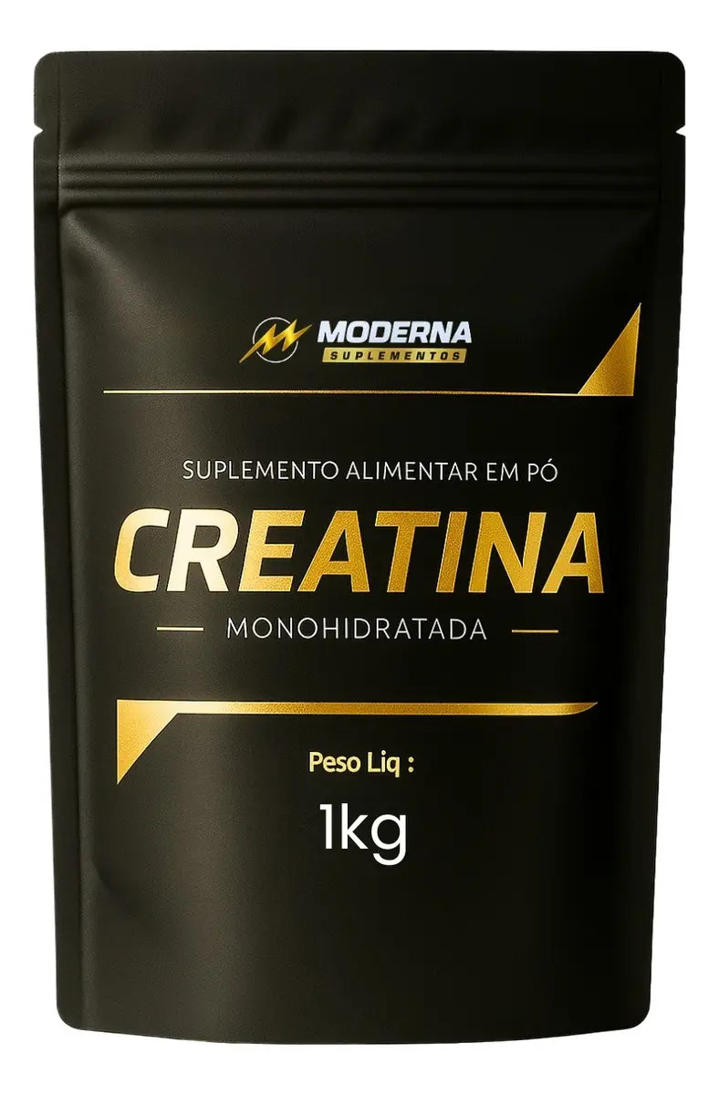 Creatina Monohidratada Moderna Suplementos 1kg Sem Sabor 100% Pura — foto 1 de 5