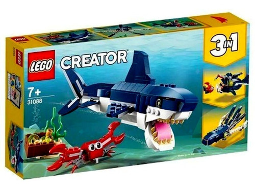 Blocos de montar LegoCreator 3en1 31088 230 peças em caixa
