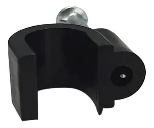 500pcs Grampo Fixa Fio Cabo Coaxial Miguelao 7mm Preto