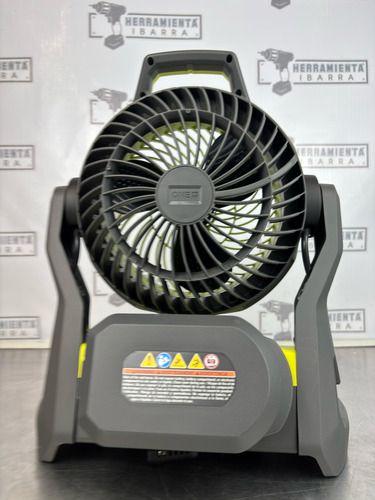 Ventilador Con Rociador Ryobi 18v Pcl851k 7-1/2in 1.5ah Set 19.05 Cm 60 Verde/gris Gris Plástico 3